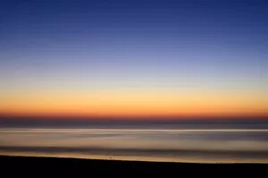 Images Dated 29th September 2011: Afterglow, North Sea, Texel, The Netherlands