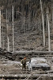 Aftermath Of Volcanic Eruption