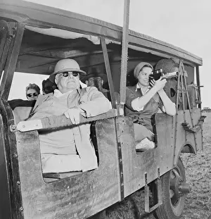 Nairobi Prints: Aga Khan and Wife in Safari Jeep