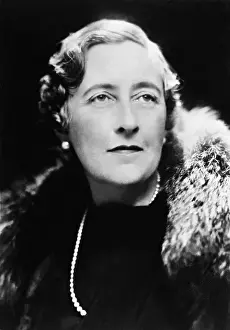 Fur Collar Prints: Agatha Christie