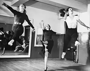 Niece Prints: Agnes Demille Ballet Dancing With Two