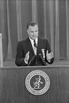 Nomination Prints: Agnew Nominating Nixon, Hand Up