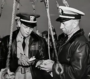 A.H. Williams Writing a Message for the Homing Pigeon