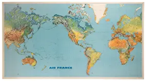 Air France Global Route Map