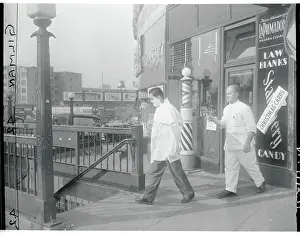 Air Raid Prints: Air Raid Closing Barber Shop