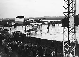 Brussels Prints: Airfield With Parked Planes