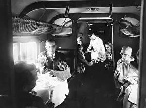 Airline Interior in 1920s