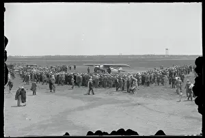 Airplane on The Ground Before Lindbergh Transatlantic Flight