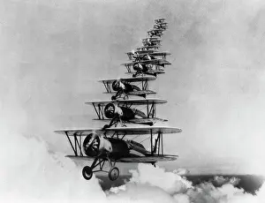 Riverside Prints: Airplanes in Flight