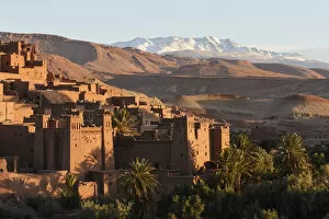 Morocco, North Africa Gallery: Ait Benhaddou Kasbah at dawn, Morocco
