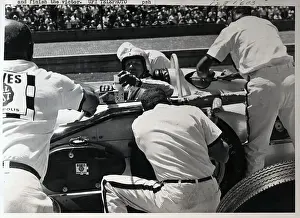 Foyt Prints: A.J. Foyt Drinking on the Run