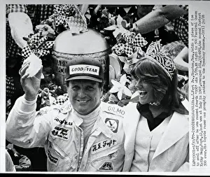 Foyt Prints: A.J. Foyt with Indy 500 Queen