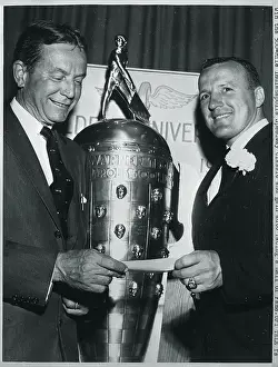 Foyt Prints: A.J. Foyt Presented With Check