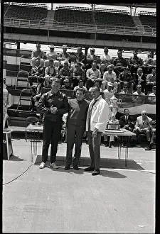 Foyt Prints: A.J. Foyt With Race Car Colleagues