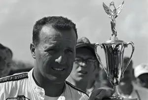 Foyt Prints: A.J. Foyt Receiving Trophy