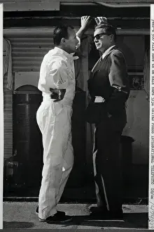 Foyt Prints: A.J. Foyt Talking to Tony Hulman