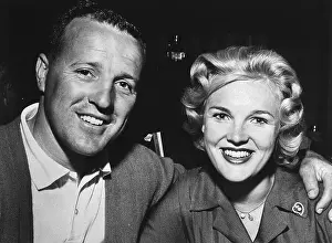 Foyt Prints: A.J. Foyt With Wife Lucy
