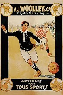 Soccer Prints: A.J. Woolley & Co. Sports Articles