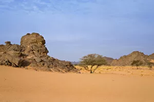 Sahara Desert Landscapes Gallery: Akakus Mountains, Libyan Desert, Libya, Sahara, North Africa, Africa
