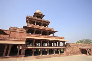 Agra Prints: Akbar palace, Fatehpur Sikri, Agra, India
