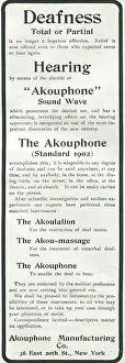 T1710655 Prints: Akouphone Deafness Cure