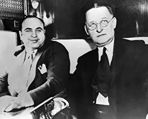 Gangster Prints: Al Capone Enroute To Atlanta Jail