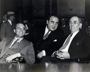 Defendant Prints: Al Capone with Lawyers