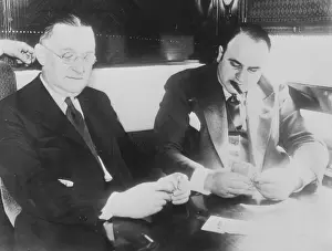 Atlanta Prints: Al Capone Playing Cards with U.S. Marshall