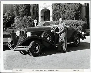 Al Jolson with His 1935 Brewster