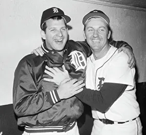 Al Kaline and Mickey Lolich Arm in Arm
