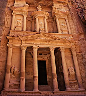 Rock Face Gallery: Al Khazneh (The Treasury), Petra, Jordan