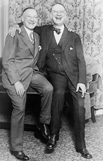 Robert F Prints: Al Smith Embracing Robert F. Wagner, Sr