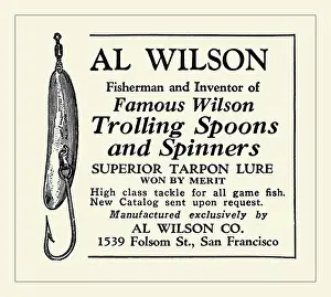 Spinner Prints: Al Wilson Trolling Spoons and Spinners