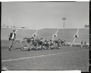 Alabama Football Team Practicing