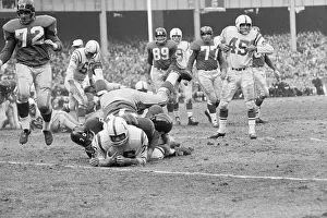 Tackling Prints: Alan Ameche Being Tackled by New York Defenders