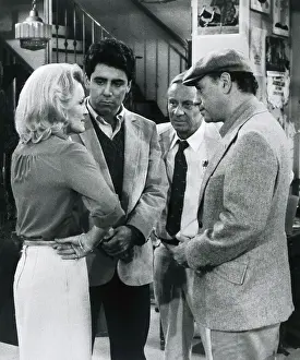 Alan Arkin Visiting Son on TV Set