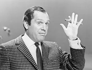 Alan King During The Kraft Music Hall Television Show