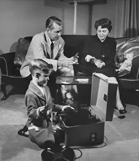 Gramophone Prints: Alan Ladd At Home