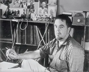 Alan Lomax in Studio