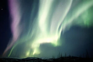 alaska, astronomy, aurora borealis, celestial, chena hot springs, colorful, light rays