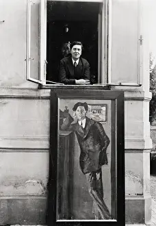 Self Portrait Prints: Alban Berg with Portrait