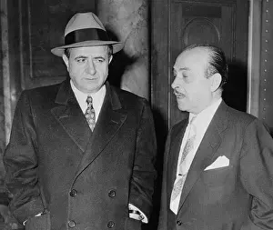 Albert Anastasia and Anthony Calandra Leaving the Federal Building Court