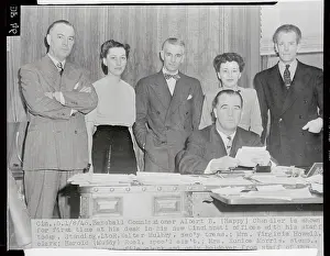 Cincinnati Prints: Albert B. Chandler with Staff