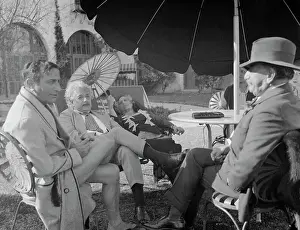 Albert Einstein Chatting with Ernst Lubitsch