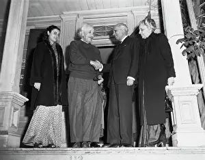 Visit Prints: Albert Einstein with Jawaharlal Nehru and Indira Gandhi