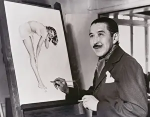 Alberto Vargas Painting