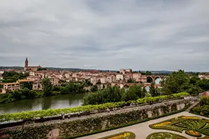 River Tarn Prints: Albi, France cityscape