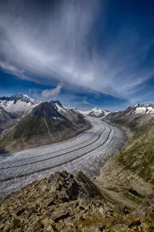 Glacier Prints: Aletsch Glacier