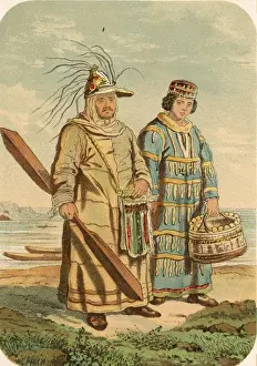 Timeline Native Prints: Aleutian Couple