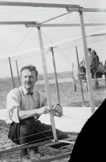Glider Prints: Alex Ogilvie Working on a Plane
